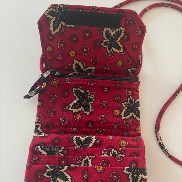 Vera Bradley - TriFold clutch - vintage clutch wallet crossbody - Picture 3 of 5